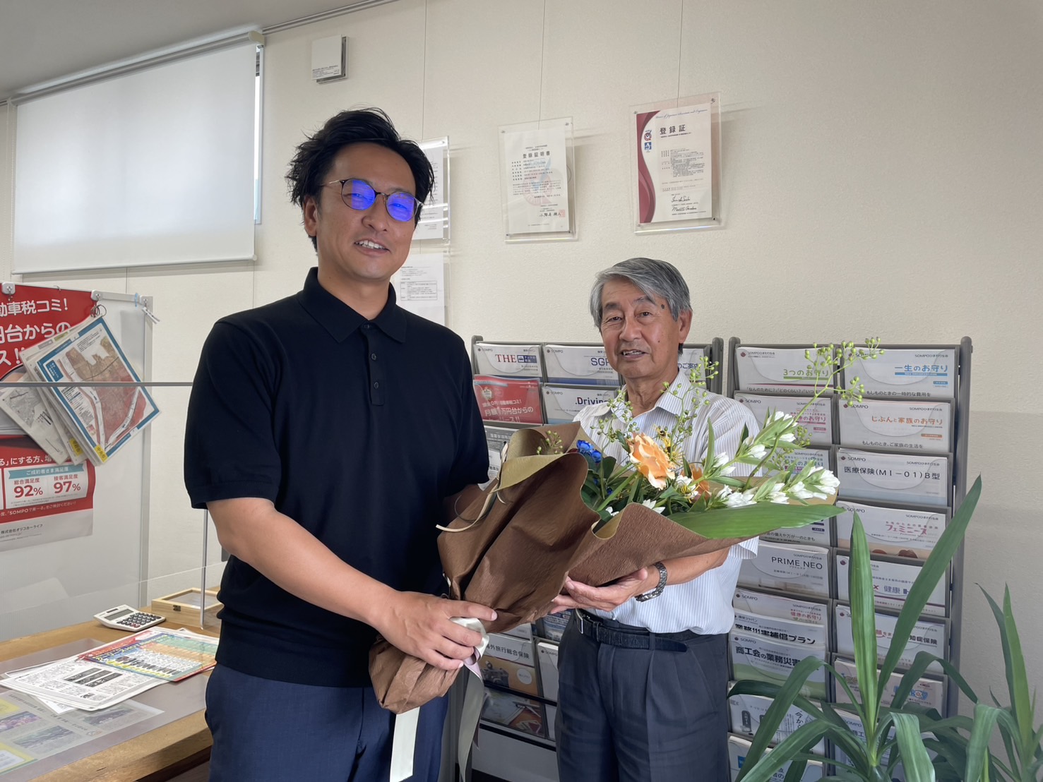 代表とアドバイザー